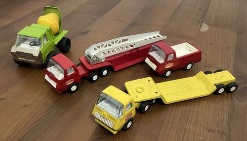 Vintage 1960er tonka tieflader - vintage,