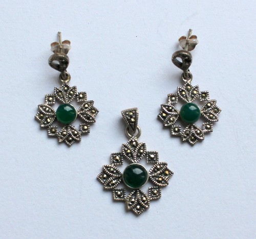 Anhänger ohrringe set - anhänger,