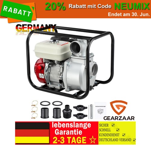 Benzin wasserpumpe 5ps - benzin, 6,5ps