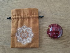 Orgonit Edelstein Wurzelchakra Stein Energie Unikat Handgemacht 4 cm Durchmesser