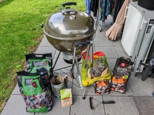 Weber Master Touch GBS 57 cm mit Abdeckhaube, Kohle, Briketts, Kamin etc.