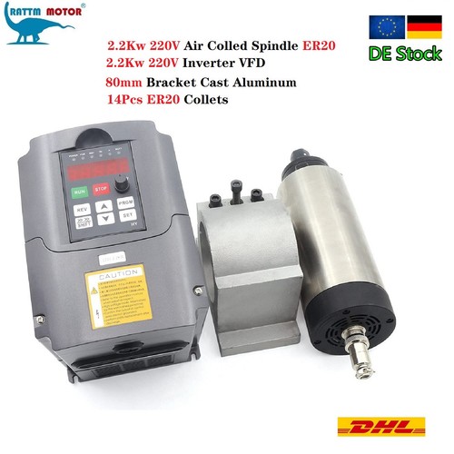 Cnc spindel 2 2kw - 【de】cnc,