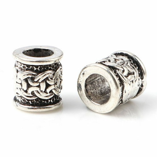 Bartperlen kette - -,