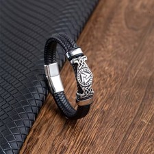 Herren wikinger lederarmband - herren,