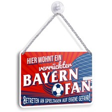 Blechschild bayern fan - blechschild,