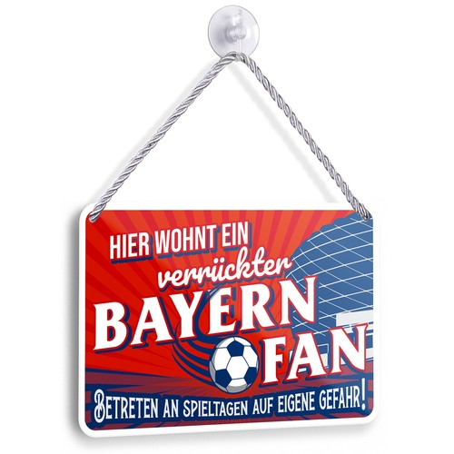 Blechschild bayern fan - blechschild,