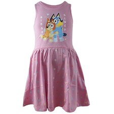 Bluey & Bingo Sommerkleid Mädchen Kleid ärmellos bunt Gr. 92 – 116 Baumwolle