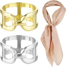 2 Stück Tuch Ring Schalringe