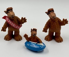 ALF 3 Figuren Alien Productions 1988 Außerirdischer ALF im UFO und No Problem