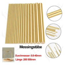 Vollmaterial Messing Stange