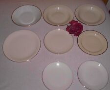 Goldrand ,Restgeschirr Teller Rund  verschiedene großen & Marken 8Teilig Vintage
