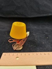 Lampe Tischlampe elektrisch Puppenstube Möbel antik alt Wohnzimmer Stube