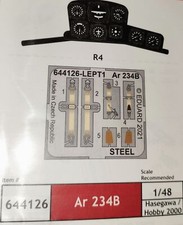 Eduard Arado Ar 234B Löök Cockpit 1:48 für Hasegawa Hobby2000 Modell-Bausatz kit