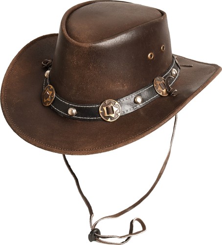 Rugged earth leder westernhut - earth,