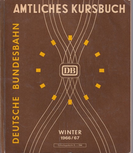 Original amtliches kursbuch - original,