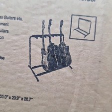 Pyle Gitarrenständer- Guitar Stand, 7-Space Faltbarer Gitarrenständer Mehrfach, 