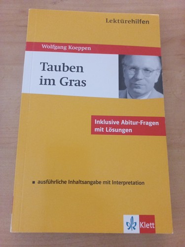 Wolfgang koepen tauben gras - wolfgang,