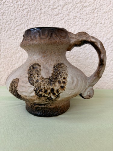 Dumler breiden fat lava vase - &,
