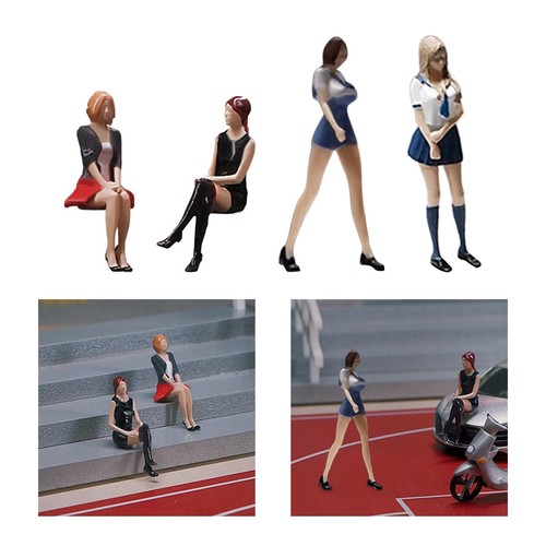 Harz mädchenfiguren - harz, 1/64