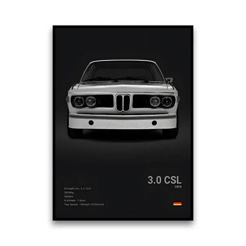 Bmw csl 1973 - bmw, druck