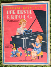 Der erste Erfolg - Klaviernoten von Richard Krentzlin - guter Zustand!