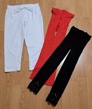 7/8 Leggings S 3er Pack Street One Falken weiß rot schwarz neu