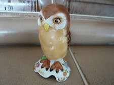 Eule Franklin Mint Porzellan Ausgabe 1988 mit Zertifikat