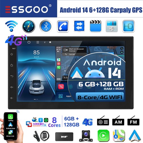 Dab doppel 2din autoradio - dab+, 7"