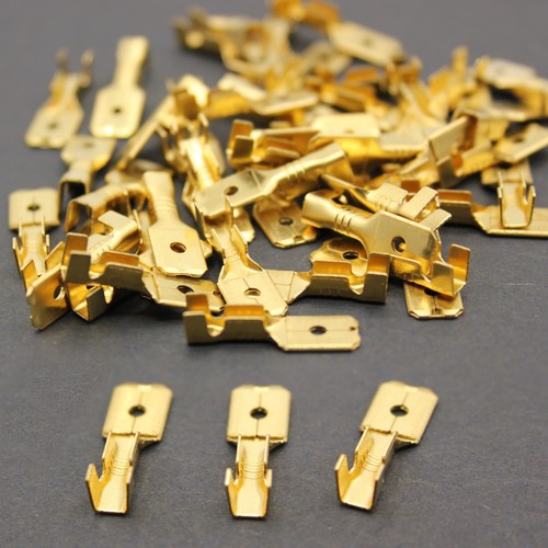100x flachstecker - 100x,