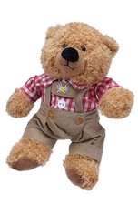 Trachten-Teddybär braun 17 cm