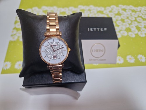 Jette damenarmbanduhr rosegold - jette,