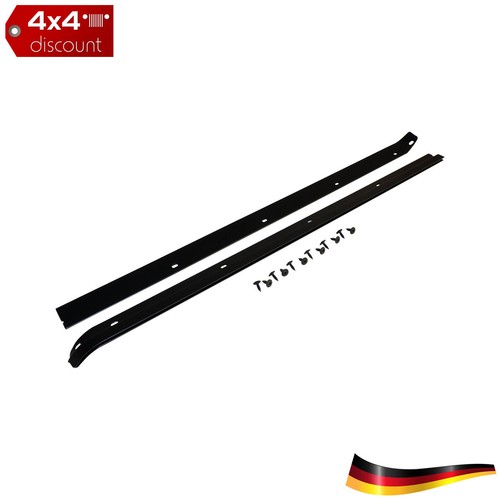 Softtopleiste vorne schwarz - vorne,