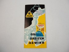 Atlas 601 602 1002 1500 Anbaugerät Kran Bagger Greifer Prospekt 1957