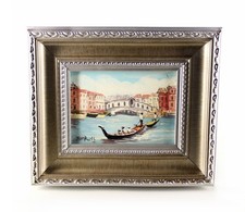 Kleines Ölbild Gondeln in