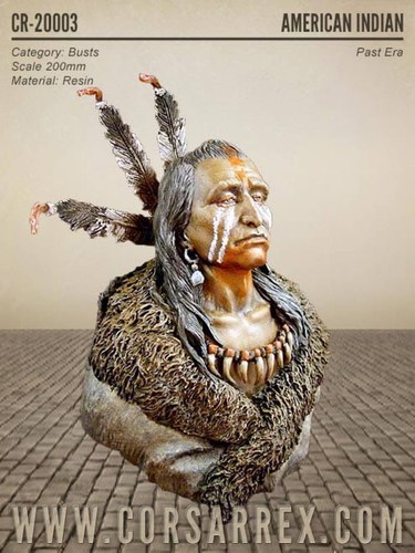 American indian bueste - -,