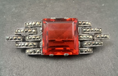 Art deco brosche theodor - art,