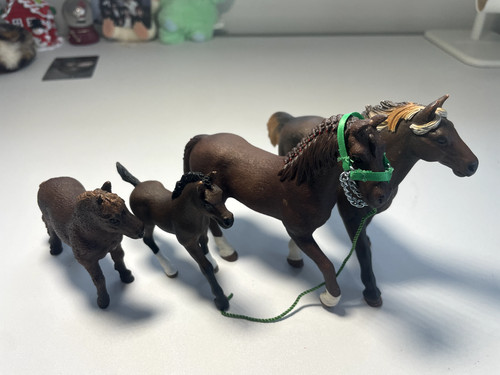 Schleich pferde familie - pferde,