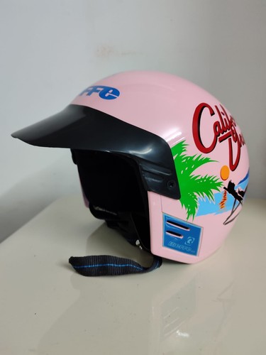 Casco bieffe jet vintage helm - jet,