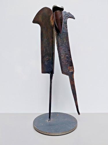 Eisen skulptur helmut - , staeger