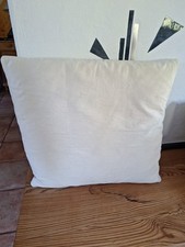 Sitzkissen, Sofakissen gross Cremefarben
