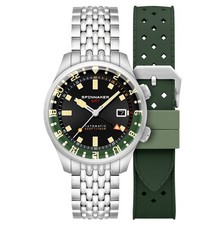 Spinnaker Herrenuhr Automatik Bradner GMT Saphirglas Grün SP-5121-44