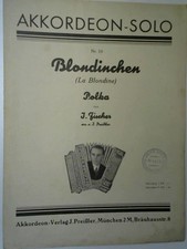 Akkordeon-Solo Blondinchen