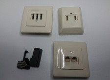 UAE 8 Unterputz TAE NF FF NFF Telefondose Dose Aufputz Unterputz Telefon