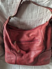 Abro Leder Tasche Korall Rot