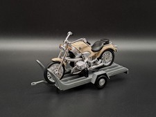 WELLY / PLAYLAND 1:32 Motorrad BMW X5 mit Friktionsmotor + Anhänger gebraucht