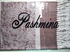 Pashmina Schal, 30% Seide