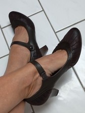 Pumps braun gebraucht 38/6 Stewardess 