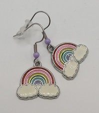 Regenbogen Ohrringe Edelstahl