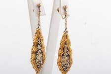 Ohrringe antik Biedermeier