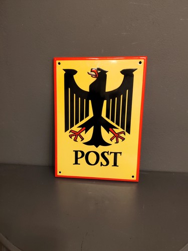 Original emailleschild post - original,